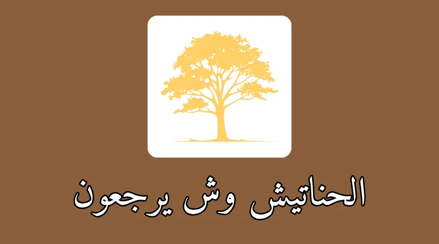 الحناتيش وش يرجعون