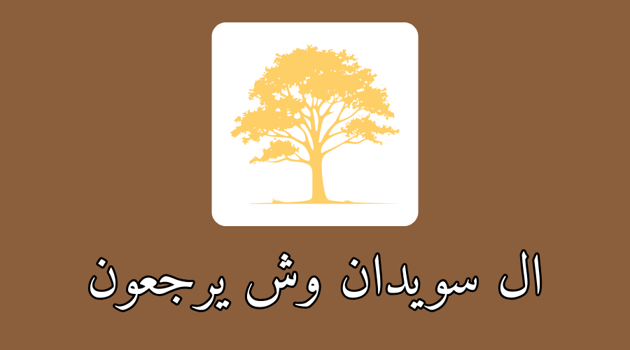 ال سويدان وش يرجعون